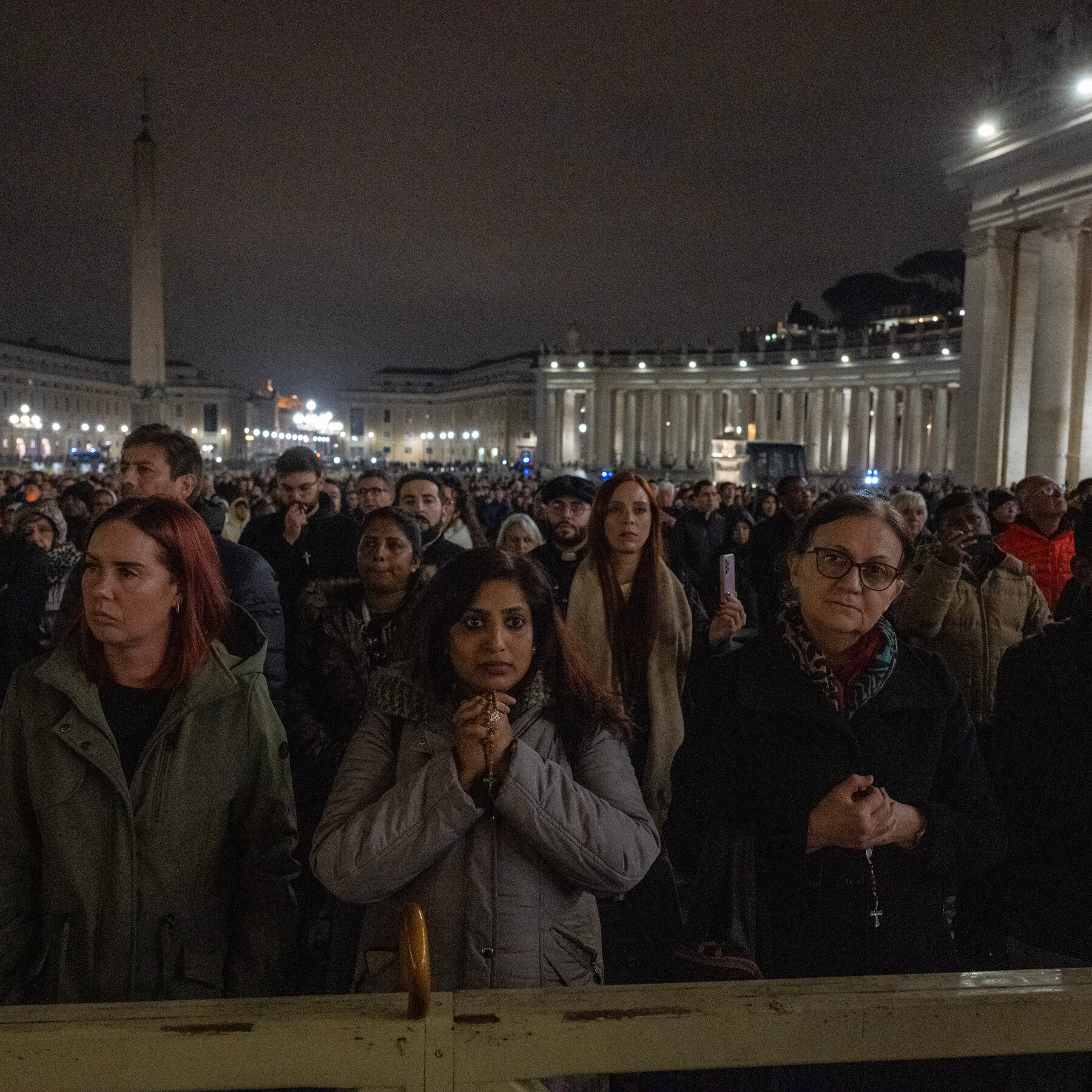 Anxious Prayers as Pope Francis Lingers in Critical Condition